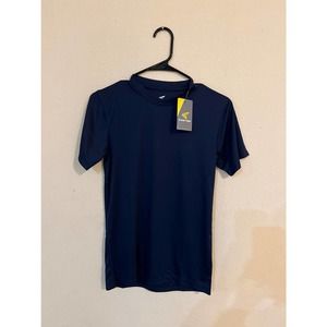 Boys Easton Bio-Dri Navy Athletic Shirt Size SM - NWT